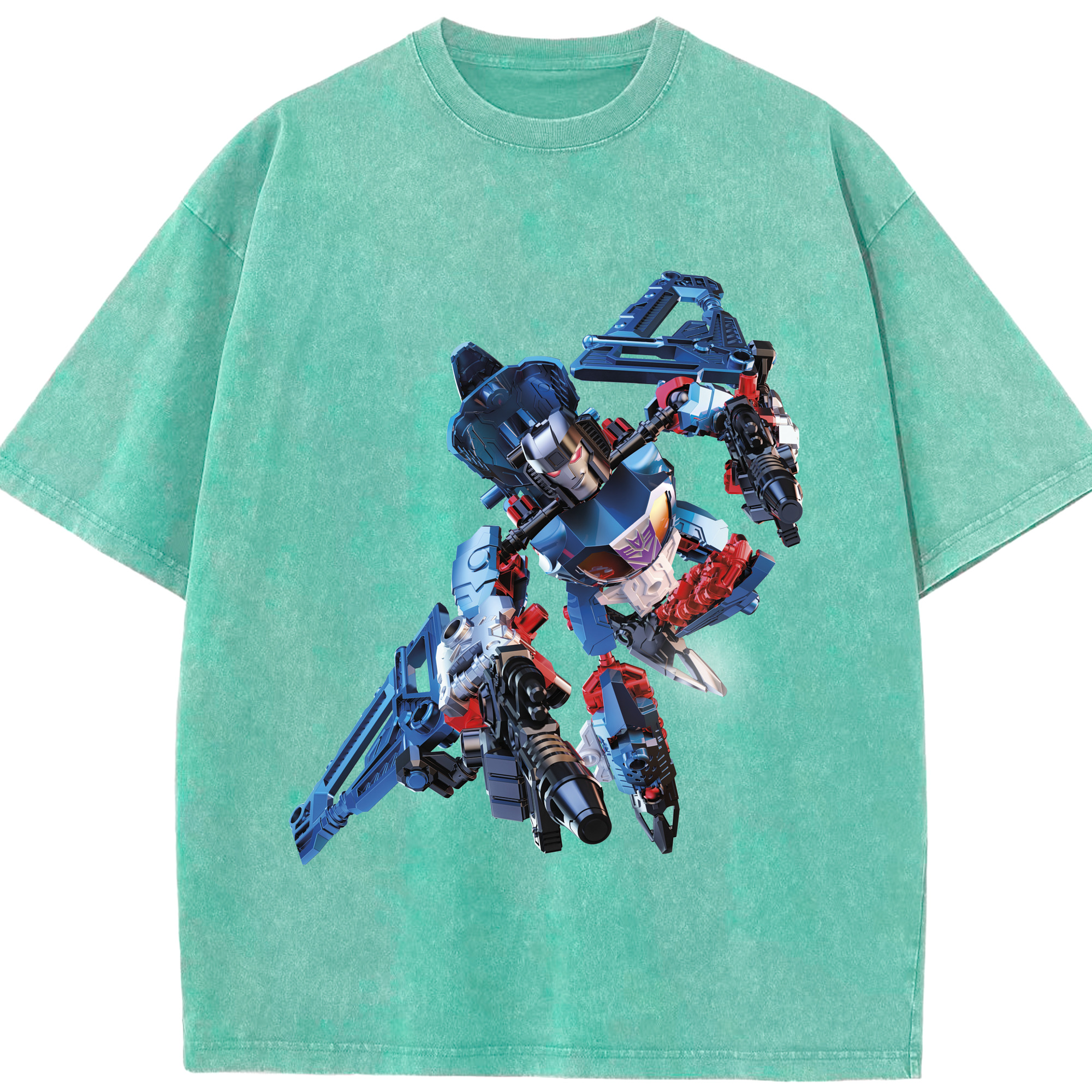 （画像用）  綿100% ヴィンテージ風 半袖Tシャツ（フロントプリント）